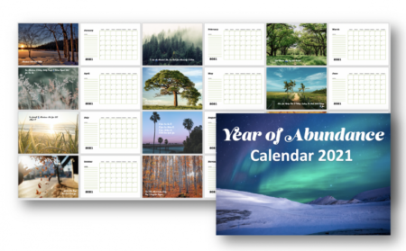 2021 Abundance Calendar